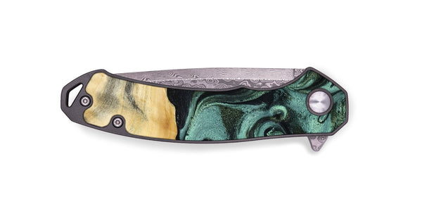 EDC Wood Pocket Knife - Brinley (Green, 801058)