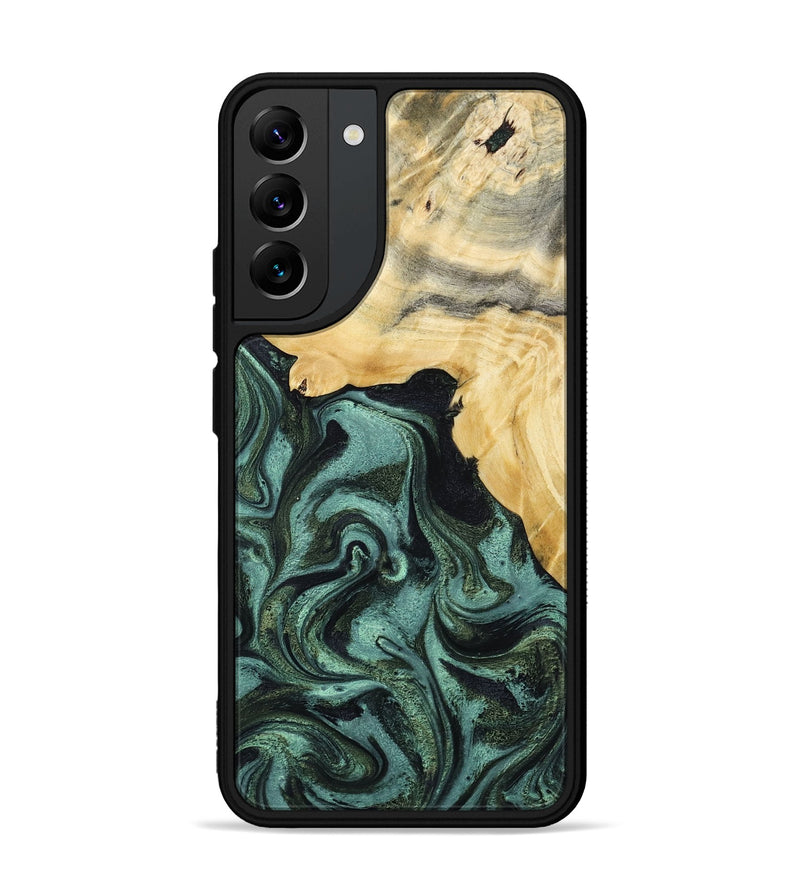 Galaxy S22 Plus Wood Phone Case - Brinley (Green, 801058)