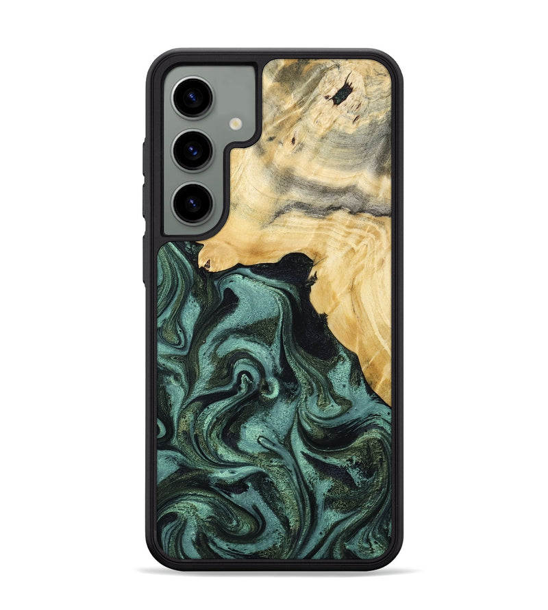 Galaxy S24 Plus Wood Phone Case - Brinley (Green, 801058)