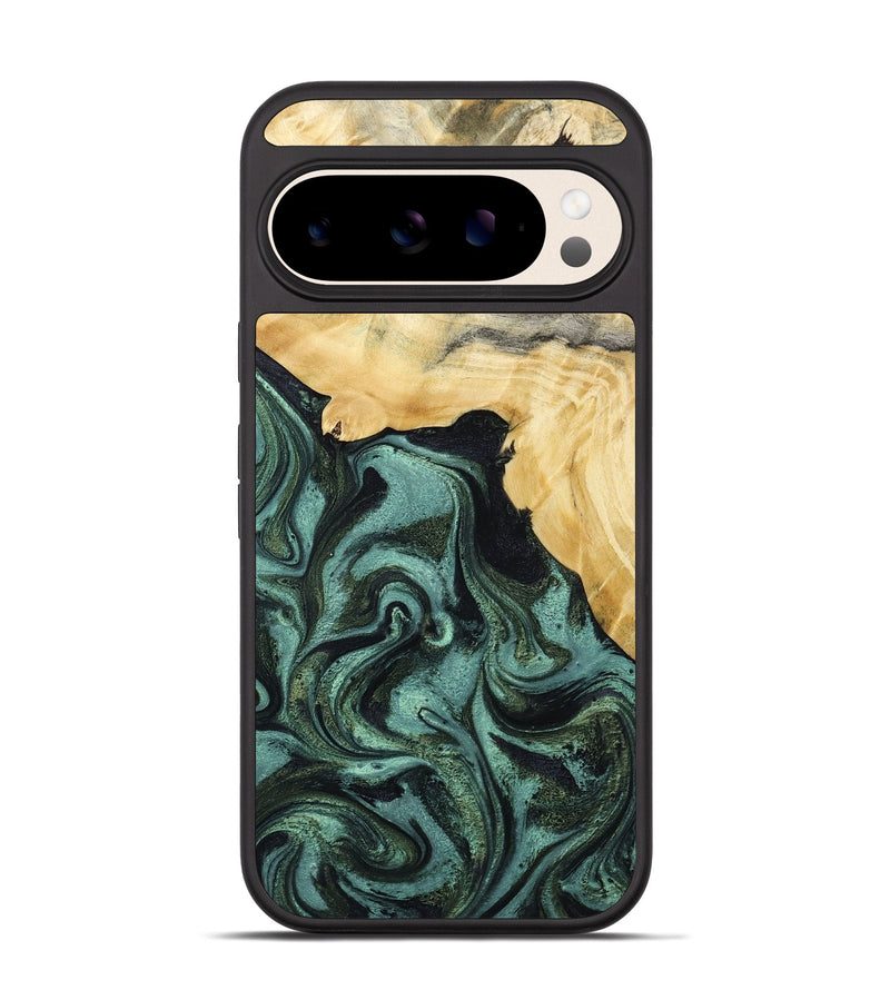 Pixel 10 Wood Phone Case - Brinley (Green, 801058)