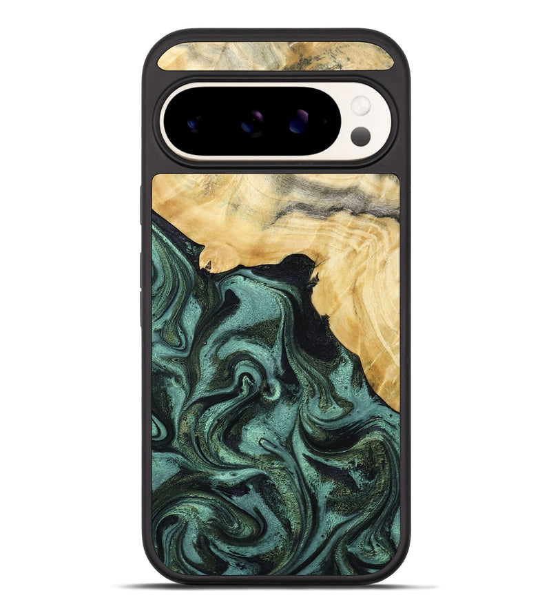 Pixel 10 Pro XL Wood Phone Case - Brinley (Green, 801058)