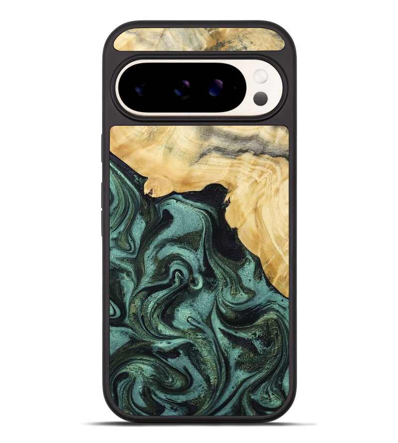Pixel 9 Pro XL Wood Phone Case - Brinley (Green, 801058)