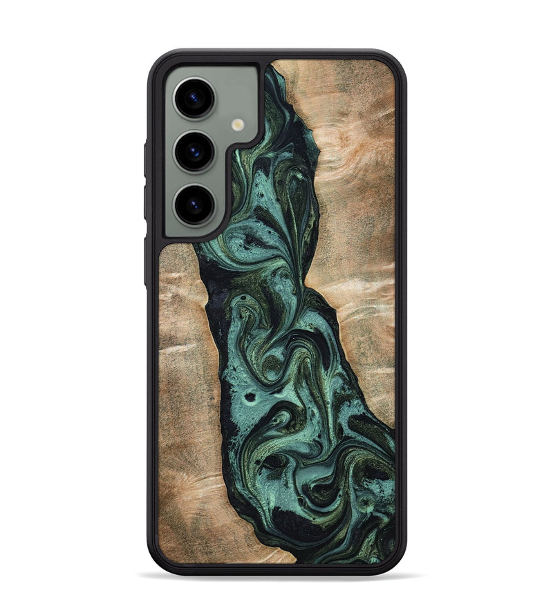 Galaxy S24 Plus Wood Phone Case - Yolanda (Green, 801059)