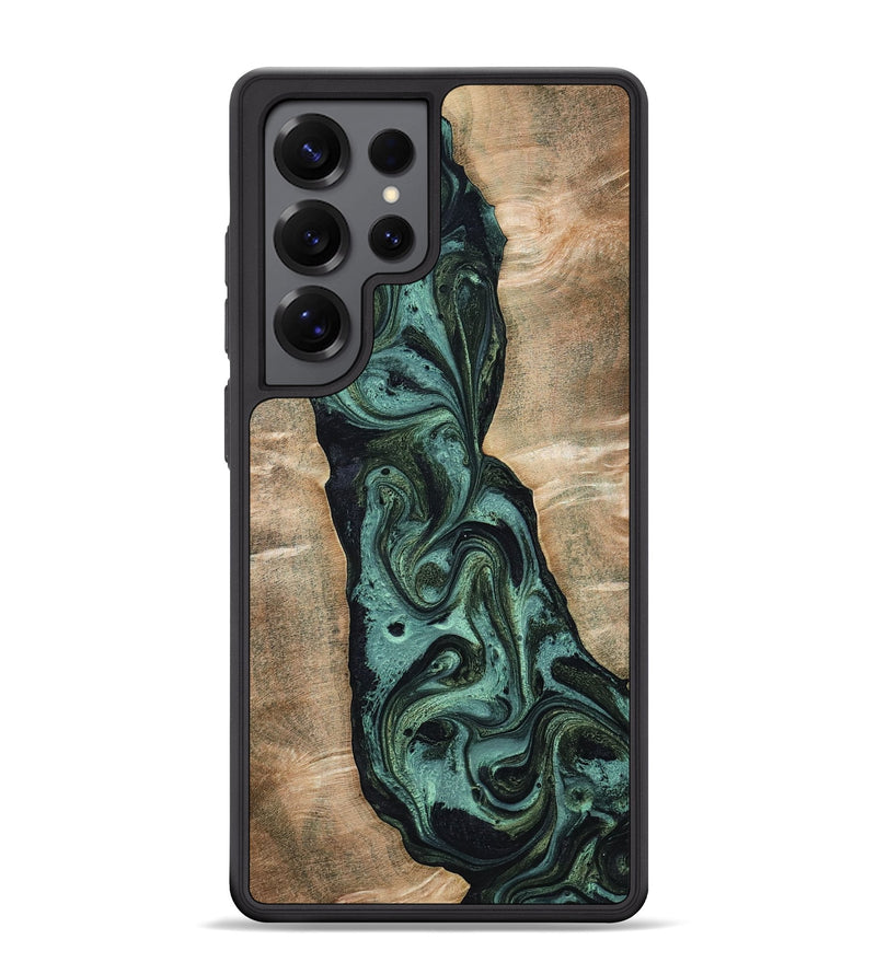 Galaxy S25 Ultra Wood Phone Case - Yolanda (Green, 801059)