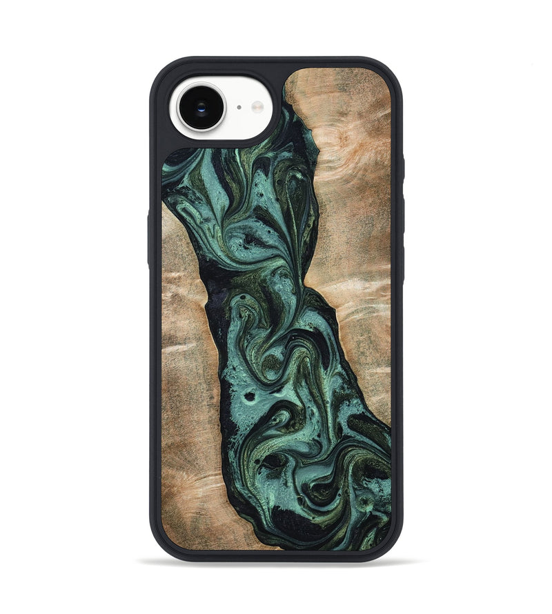 iPhone 16e Wood Phone Case - Yolanda (Green, 801059)