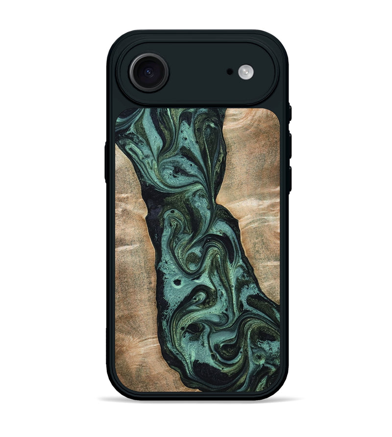 iPhone 17 Air Wood Phone Case - Yolanda (Green, 801059)