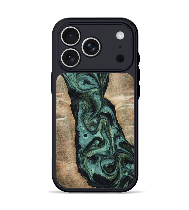 iPhone 17 Pro Wood Phone Case - Yolanda (Green, 801059)