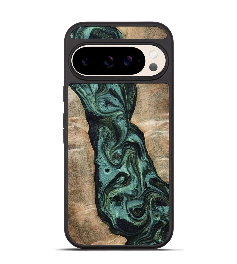 Pixel 10 Wood Phone Case - Yolanda (Green, 801059)