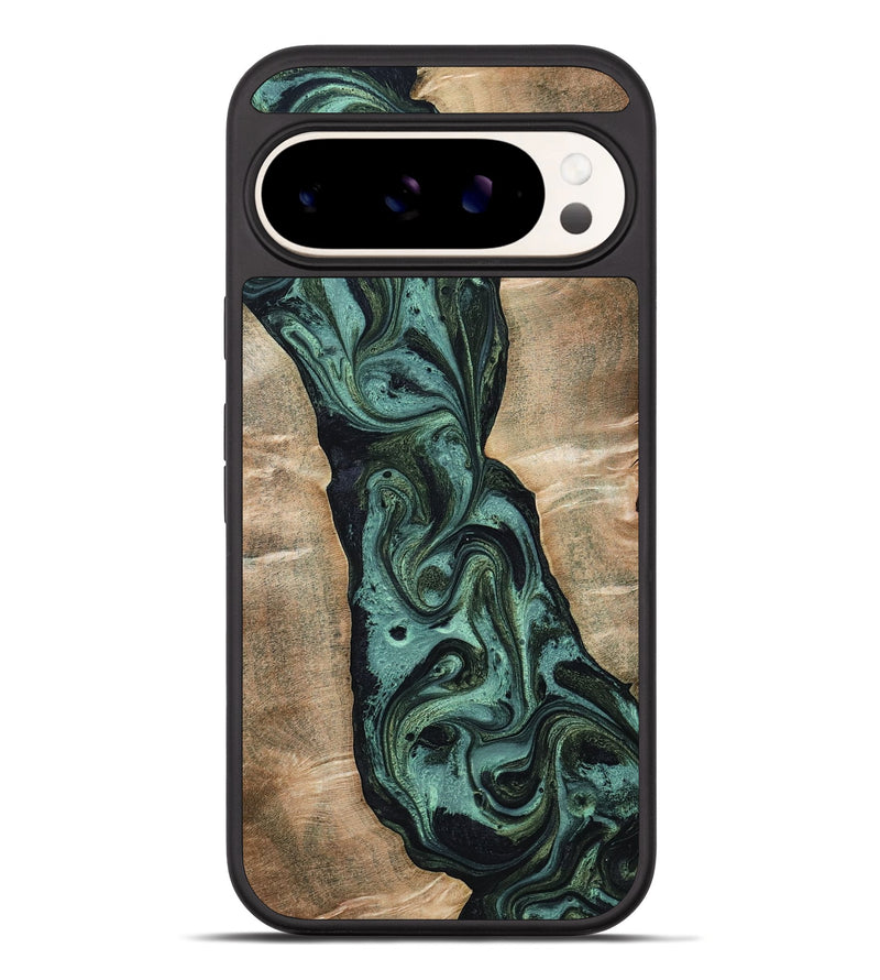 Pixel 10 Pro XL Wood Phone Case - Yolanda (Green, 801059)