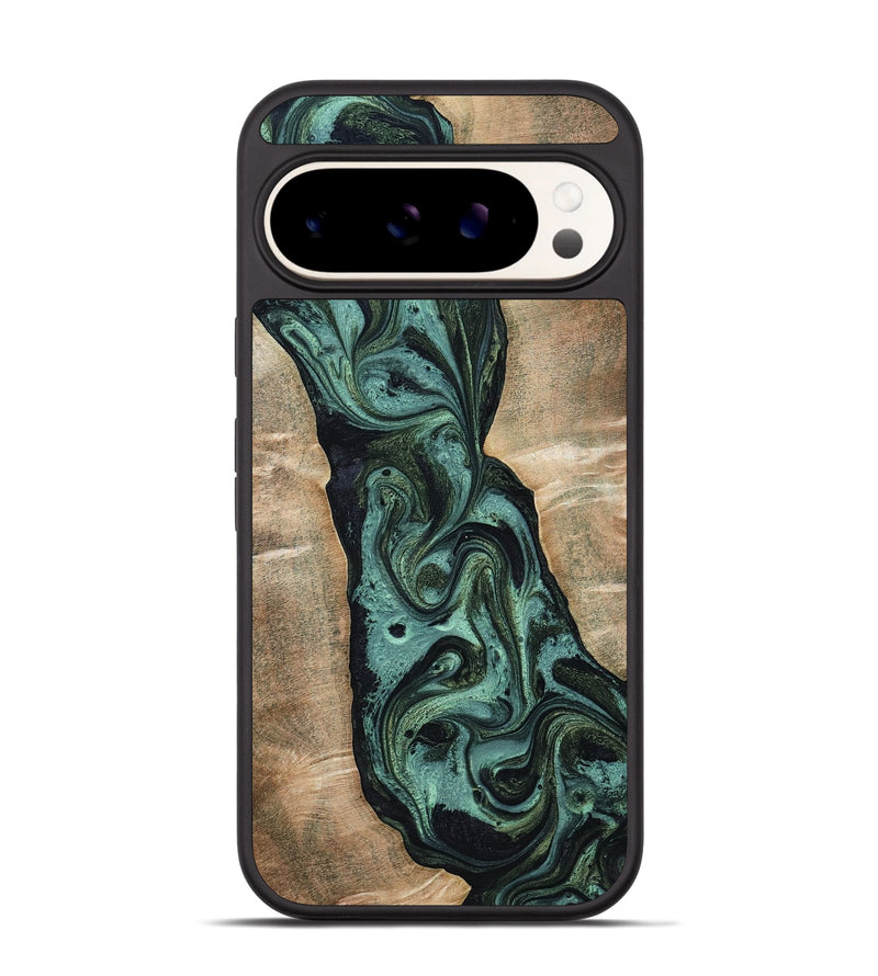 Pixel 9 Pro Wood Phone Case - Yolanda (Green, 801059)