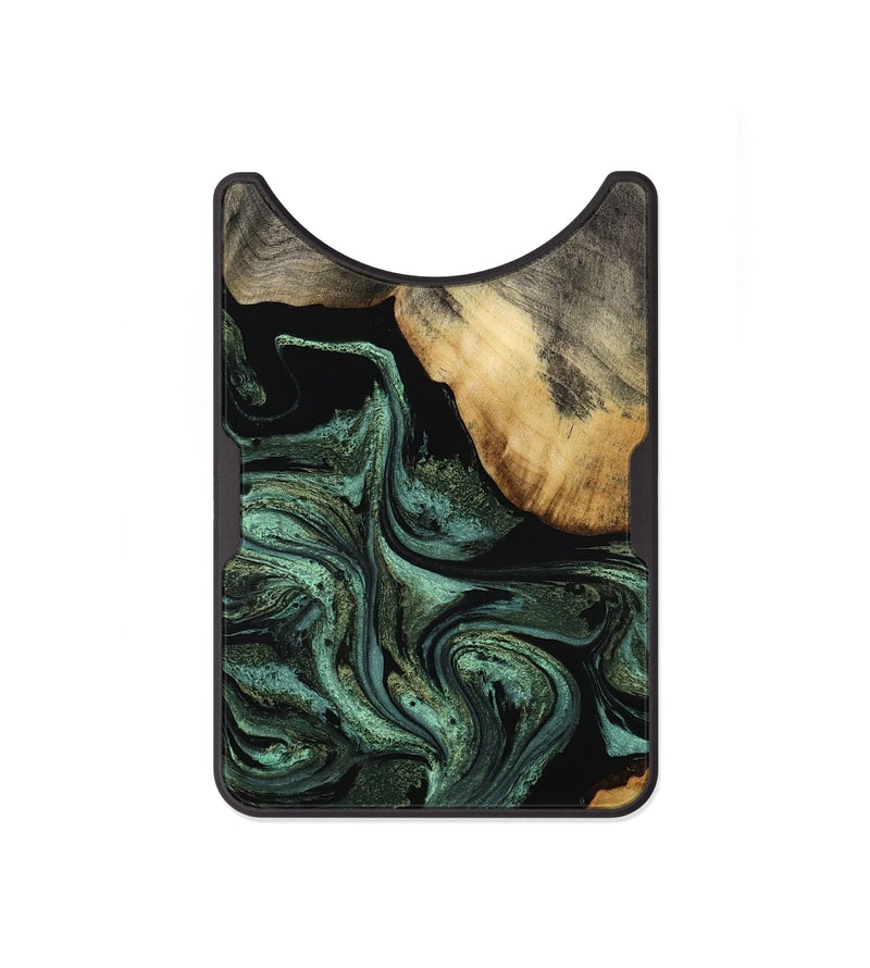 Alloy Wood Wallet - Camren (Green, 801060)