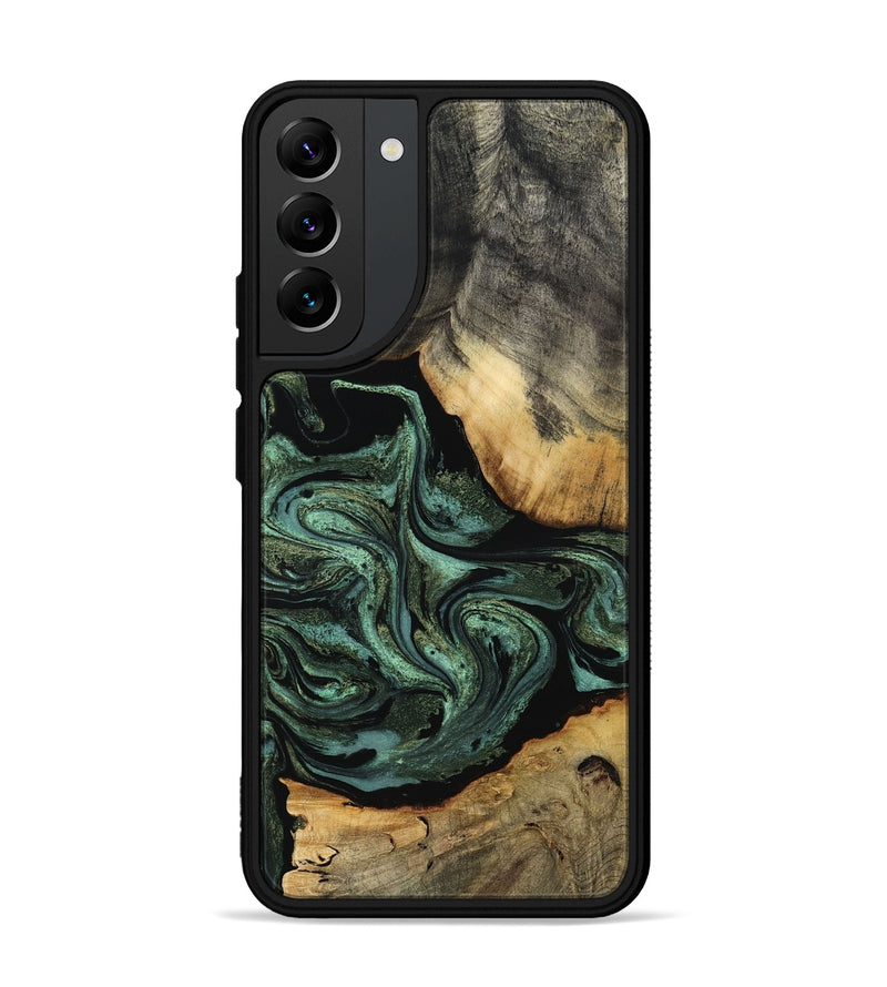 Galaxy S22 Plus Wood Phone Case - Camren (Green, 801060)