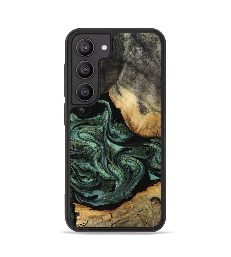 Galaxy S23 Wood Phone Case - Camren (Green, 801060)