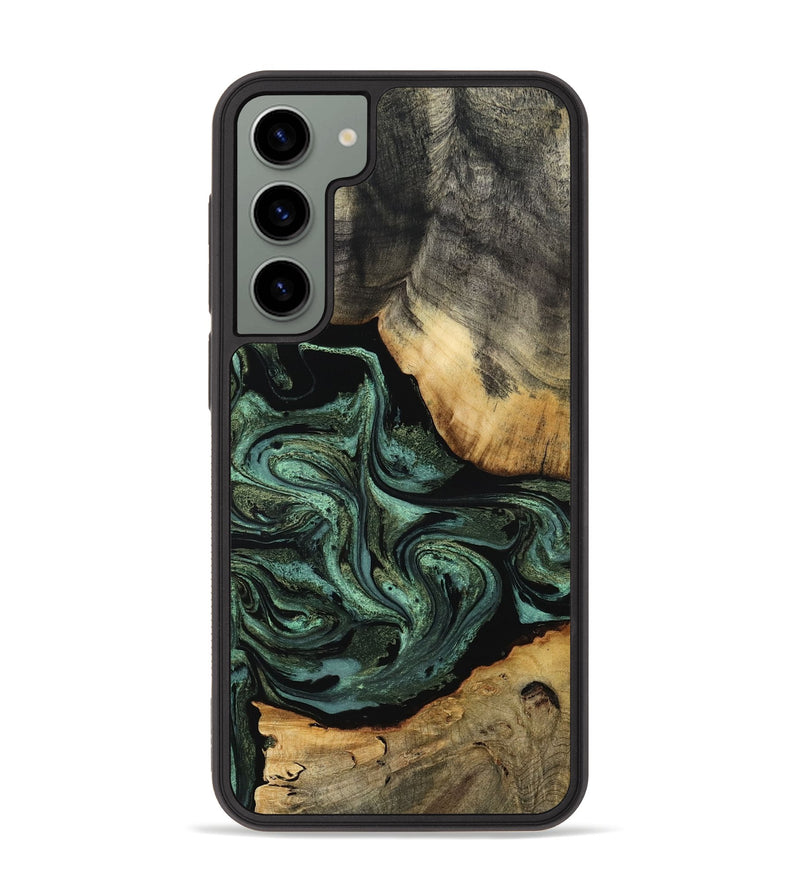 Galaxy S23 Plus Wood Phone Case - Camren (Green, 801060)