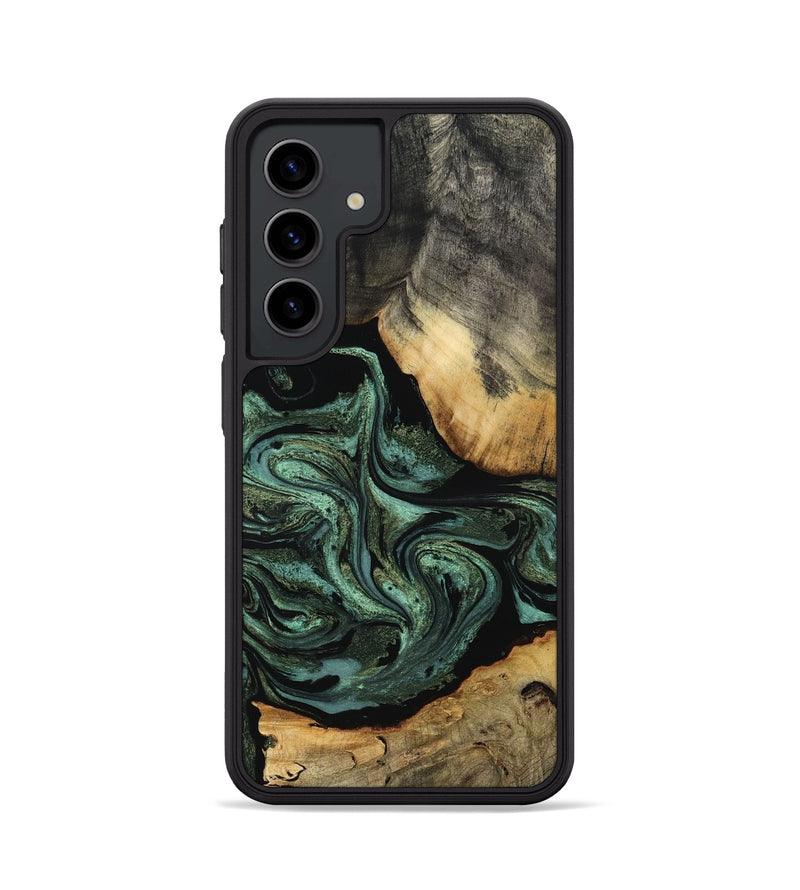 Galaxy S24 Wood Phone Case - Camren (Green, 801060)