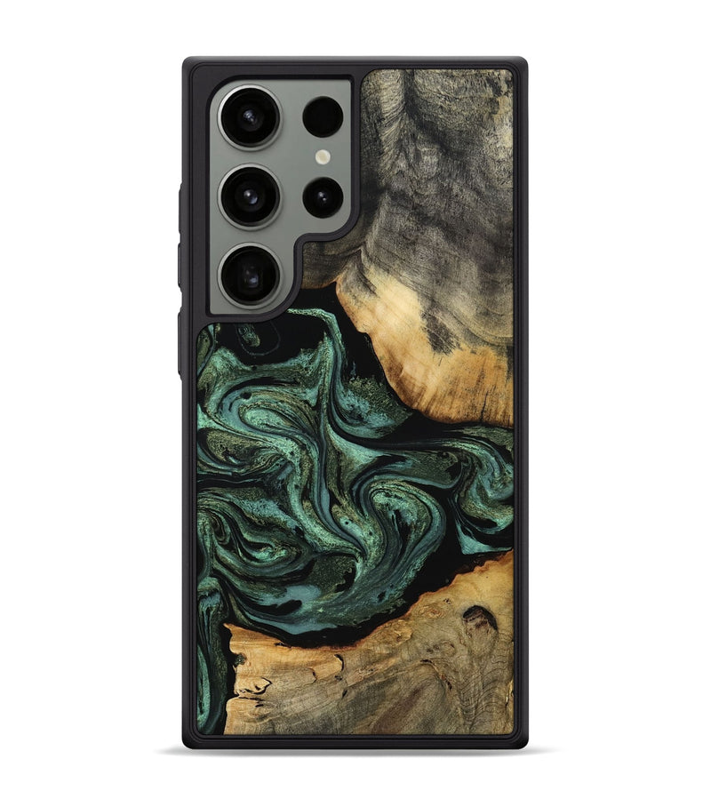 Galaxy S24 Ultra Wood Phone Case - Camren (Green, 801060)