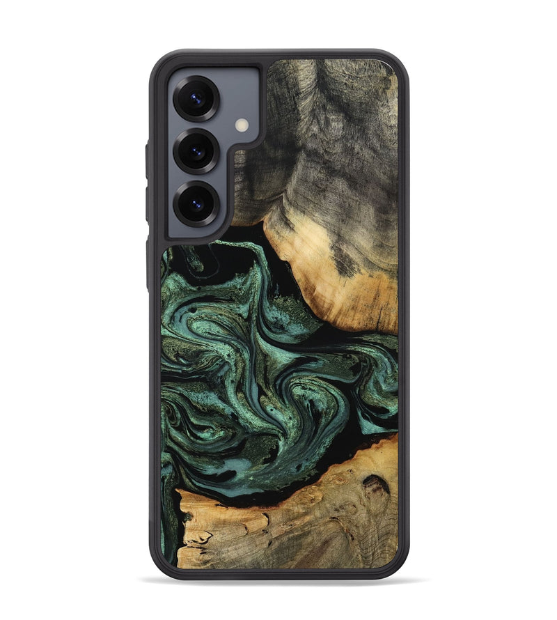 Galaxy S25 Plus Wood Phone Case - Camren (Green, 801060)