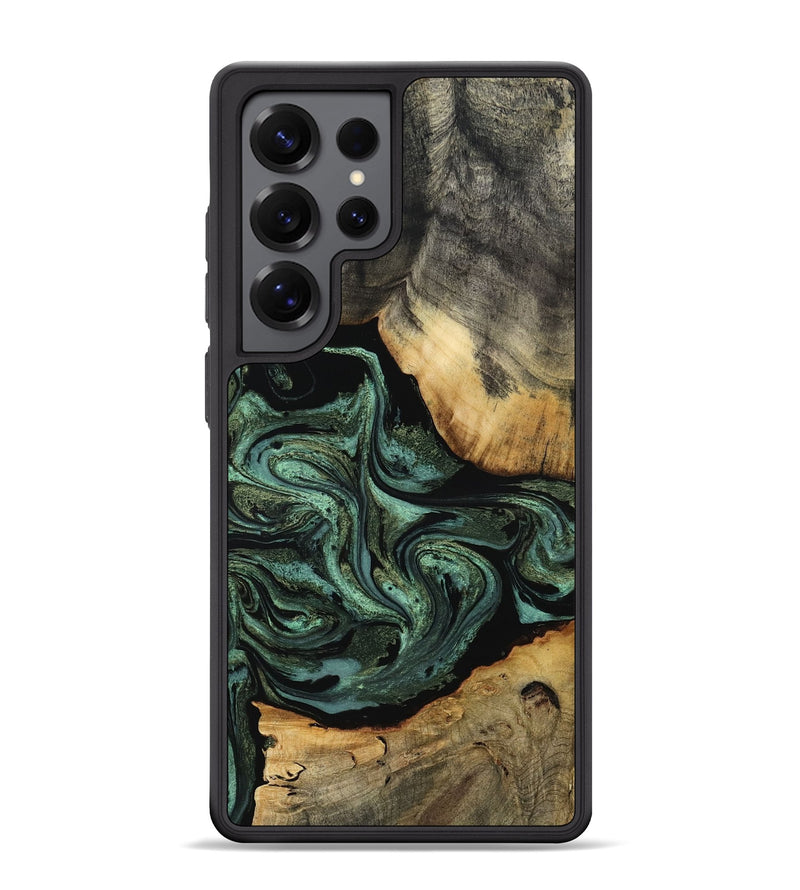 Galaxy S25 Ultra Wood Phone Case - Camren (Green, 801060)