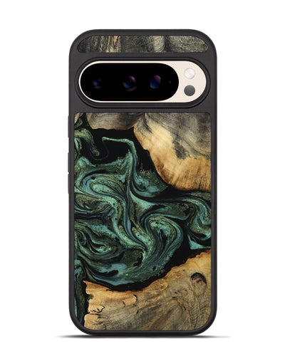 Pixel 10 Wood Phone Case - Camren (Green, 801060)