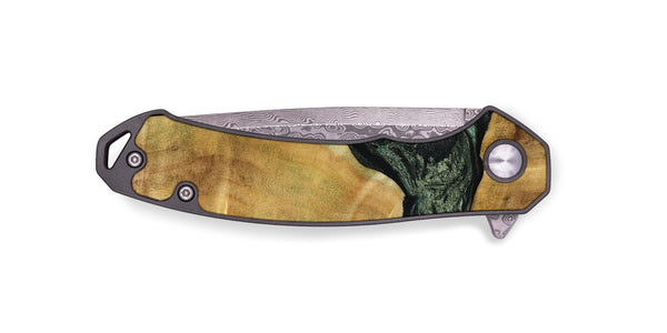 EDC Wood Pocket Knife - Neriah (Green, 801061)