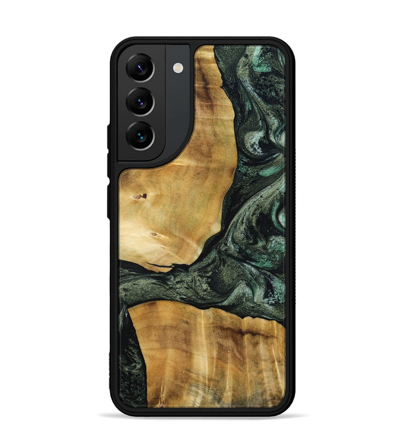 Galaxy S22 Plus Wood Phone Case - Neriah (Green, 801061)