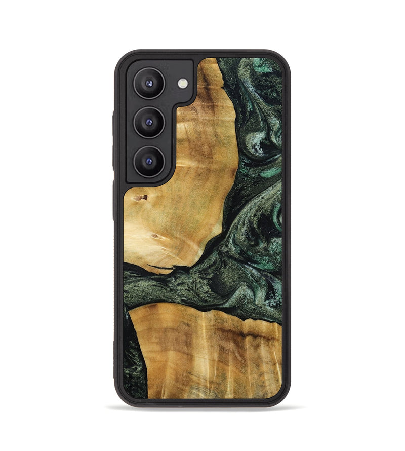 Galaxy S23 Wood Phone Case - Neriah (Green, 801061)