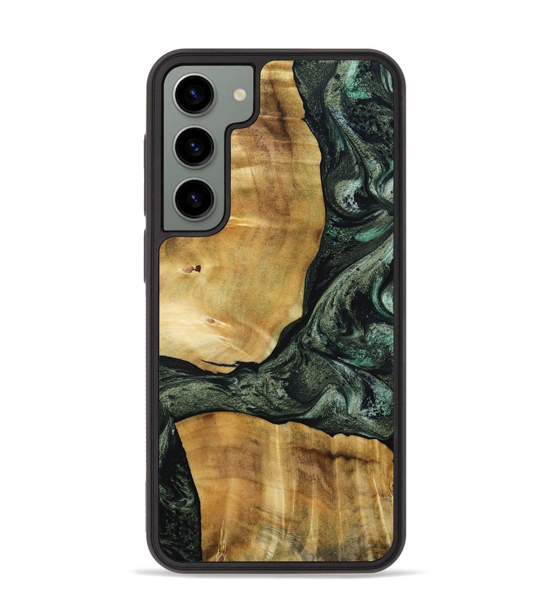 Galaxy S23 Plus Wood Phone Case - Neriah (Green, 801061)