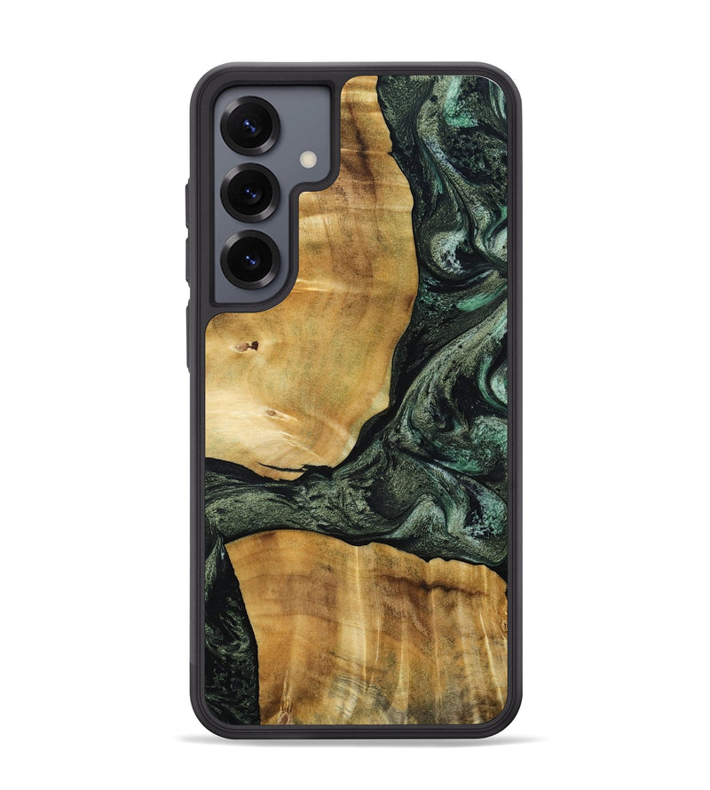 Galaxy S25 Plus Wood Phone Case - Neriah (Green, 801061)