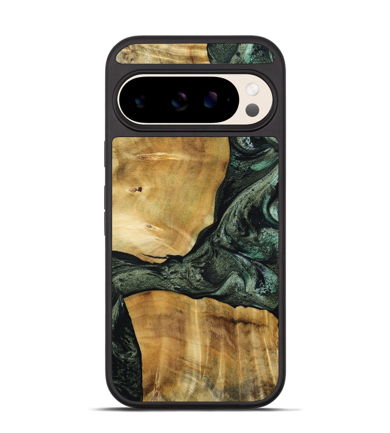 Pixel 10 Wood Phone Case - Neriah (Green, 801061)