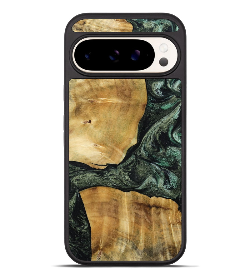 Pixel 10 Pro XL Wood Phone Case - Neriah (Green, 801061)