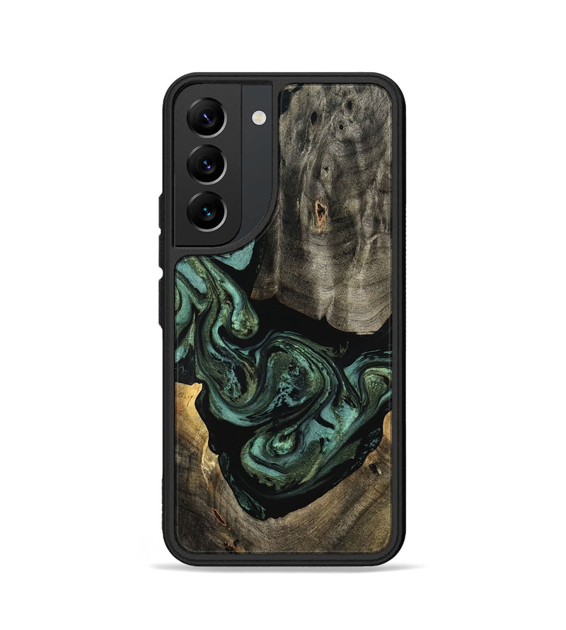 Galaxy S22 Wood Phone Case - Elliot (Green, 801062)