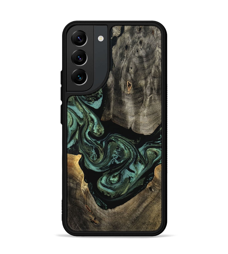 Galaxy S22 Plus Wood Phone Case - Elliot (Green, 801062)