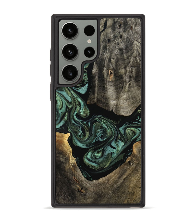 Galaxy S23 Ultra Wood Phone Case - Elliot (Green, 801062)