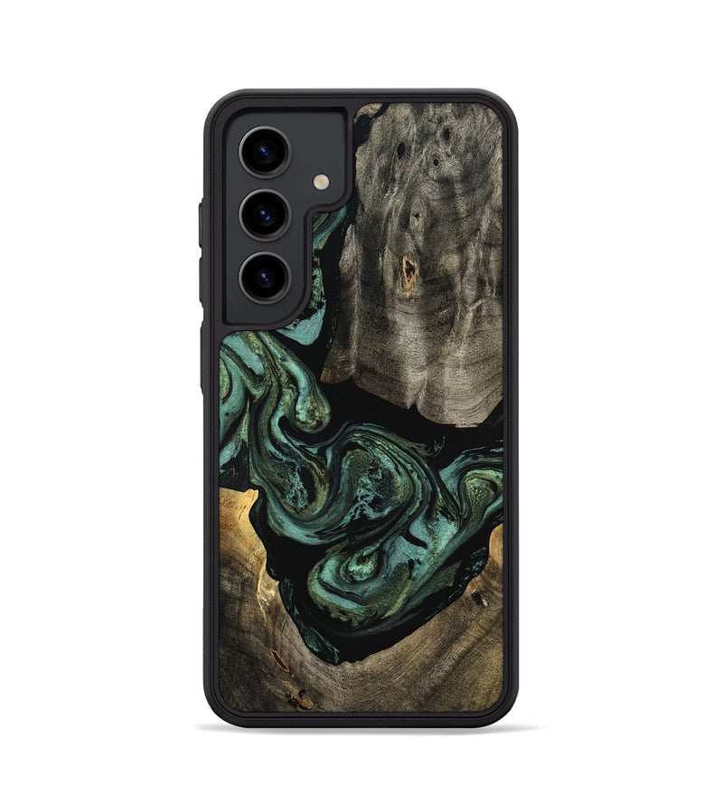 Galaxy S24 Wood Phone Case - Elliot (Green, 801062)