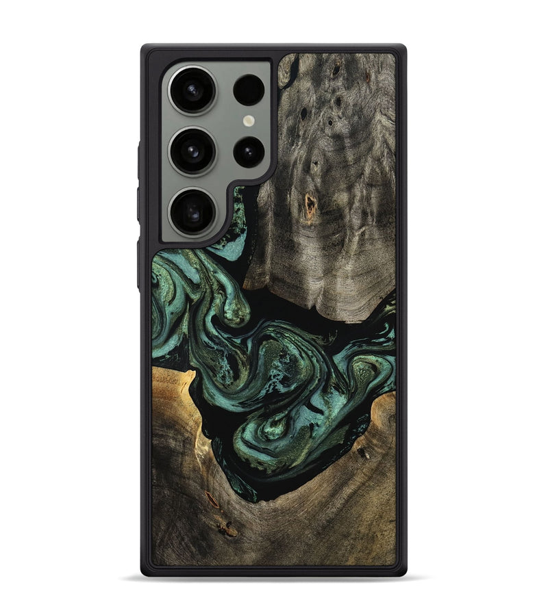 Galaxy S24 Ultra Wood Phone Case - Elliot (Green, 801062)