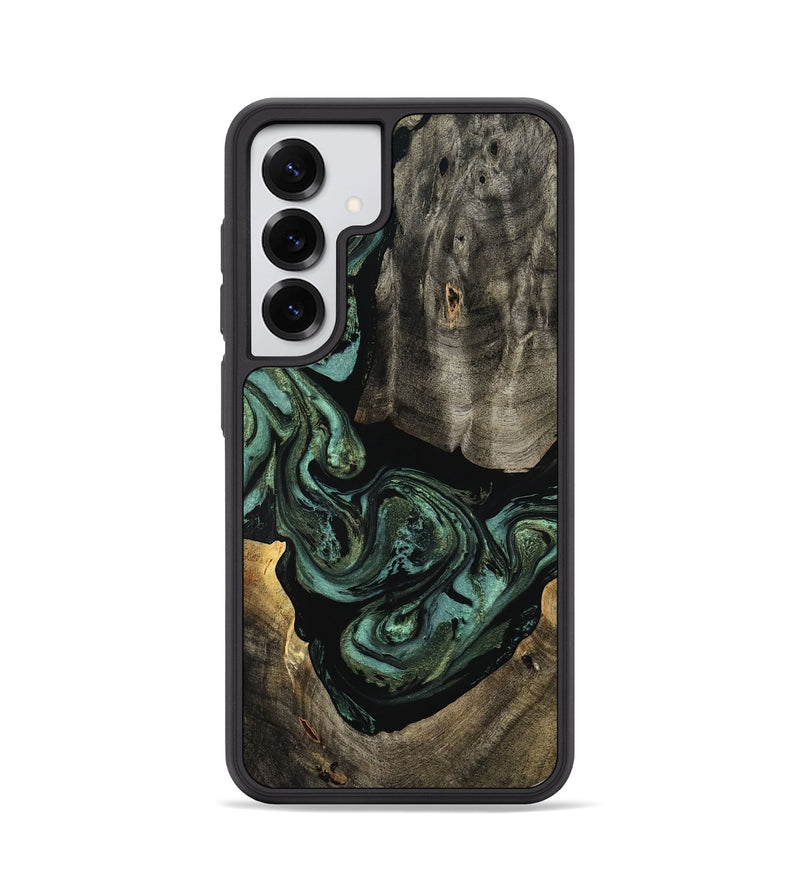 Galaxy S25 Wood Phone Case - Elliot (Green, 801062)