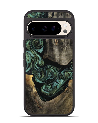 Pixel 10 Wood Phone Case - Elliot (Green, 801062)
