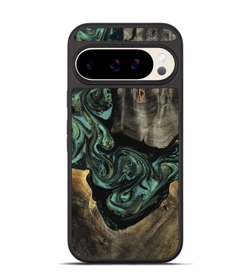 Pixel 10 Wood Phone Case - Elliot (Green, 801062)