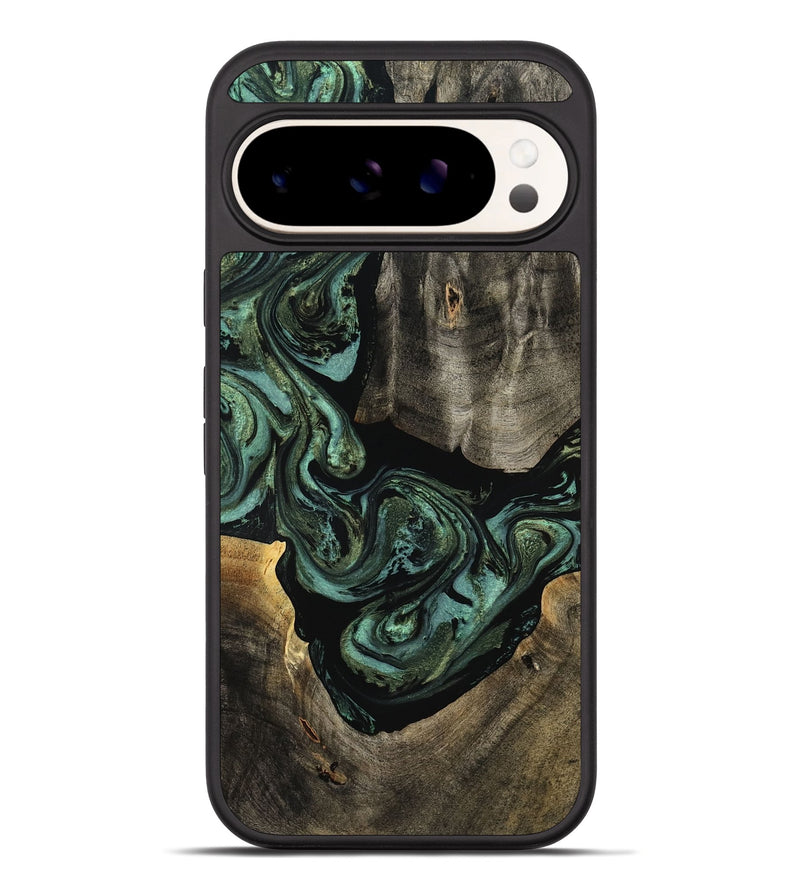Pixel 10 Pro XL Wood Phone Case - Elliot (Green, 801062)