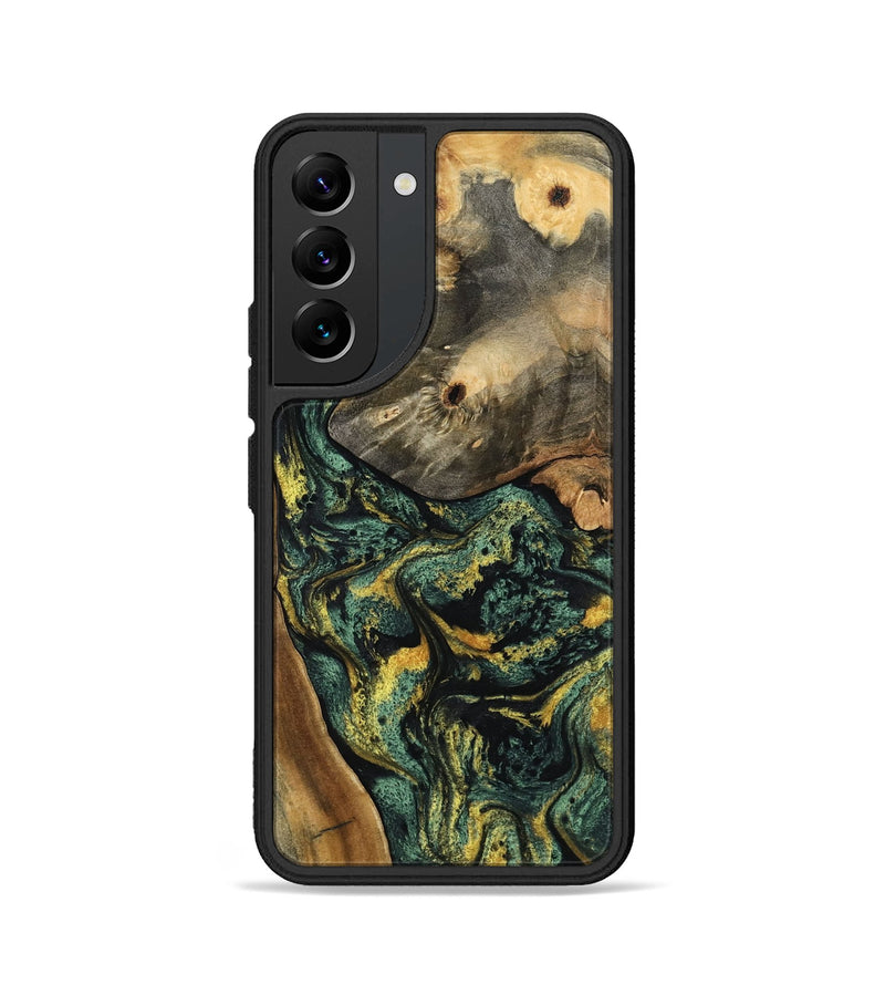 Galaxy S22 Wood Phone Case - Yael (Green, 801063)