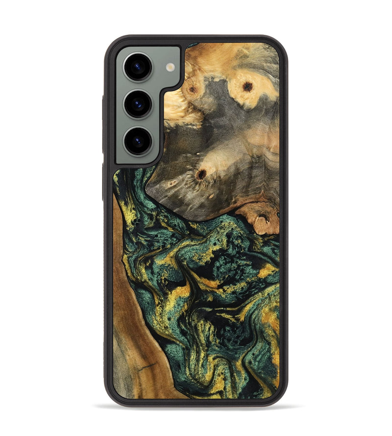 Galaxy S23 Plus Wood Phone Case - Yael (Green, 801063)