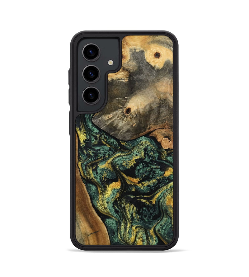 Galaxy S24 Wood Phone Case - Yael (Green, 801063)