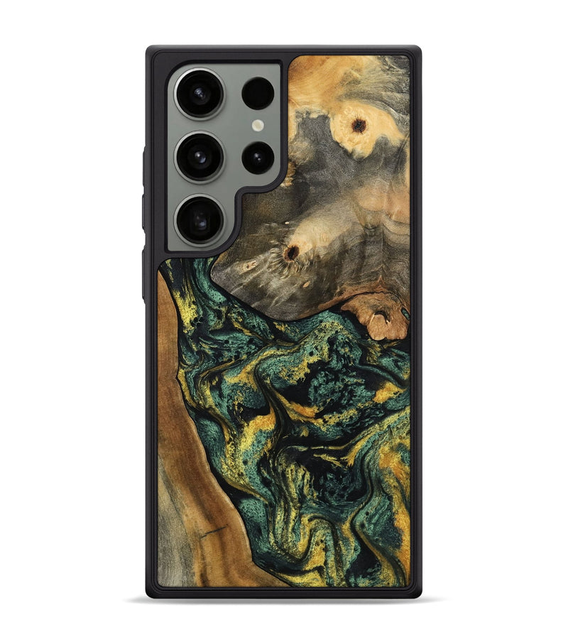 Galaxy S24 Ultra Wood Phone Case - Yael (Green, 801063)