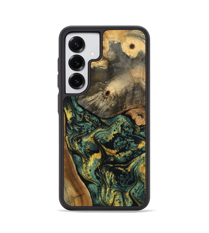 Galaxy S25 Wood Phone Case - Yael (Green, 801063)