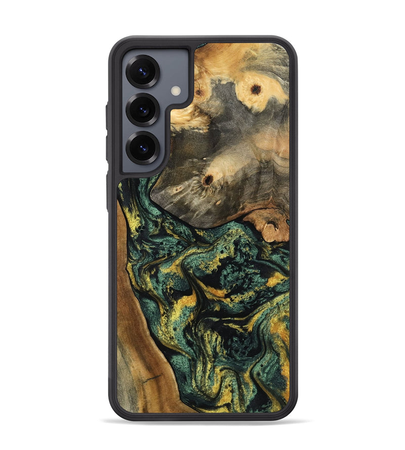 Galaxy S25 Plus Wood Phone Case - Yael (Green, 801063)