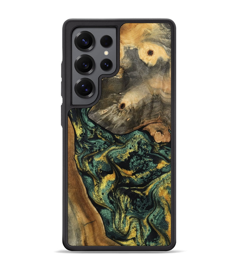Galaxy S25 Ultra Wood Phone Case - Yael (Green, 801063)