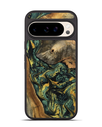 Pixel 10 Wood Phone Case - Yael (Green, 801063)