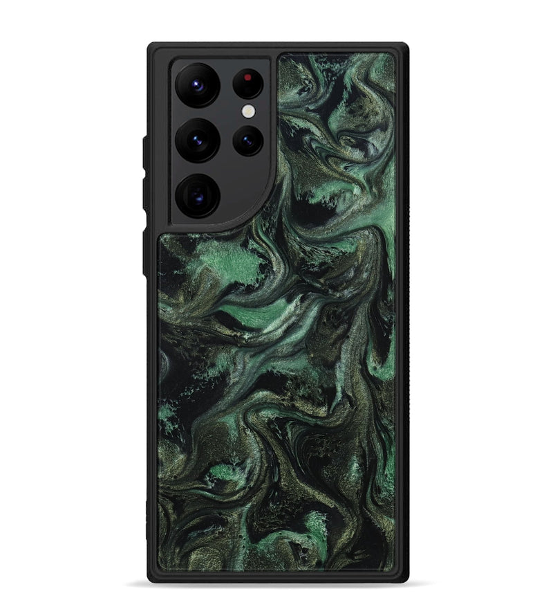 Galaxy S22 Ultra ResinArt Phone Case - Carina (Green, 801064)