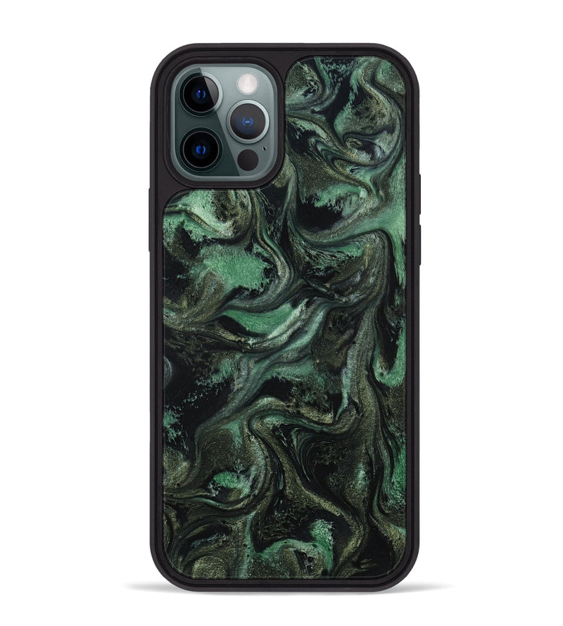 iPhone 12 Pro Max ResinArt Phone Case - Carina (Green, 801064)