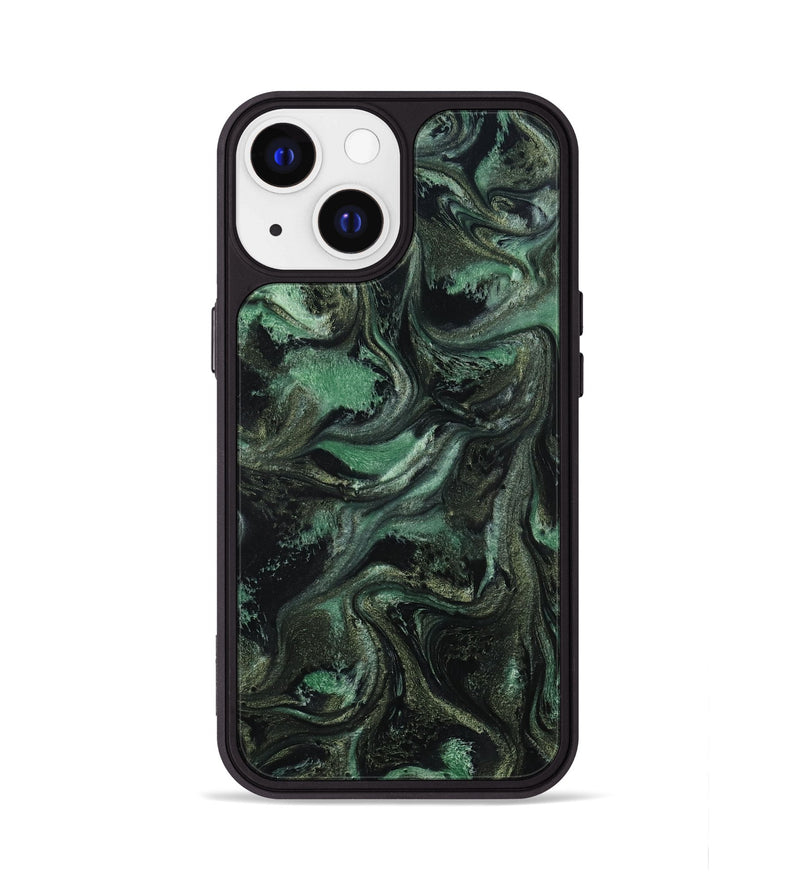 iPhone 13 ResinArt Phone Case - Carina (Green, 801064)